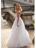 Ivory Sweetheart Corset Beaded Tulle Wedding Dress